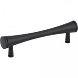 Matte Black "MCM" Mid-Century Pulls and Knob - Forge Hardware Studio