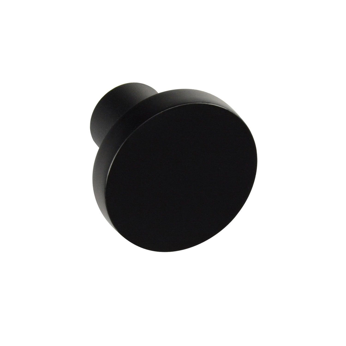European T-Bar Matte Black Knobs and Drawer Pulls - Brass Cabinet Hardware 