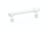 Industrial Modern Drawer Pulls in Polished Chrome - Forge Hardware Studio