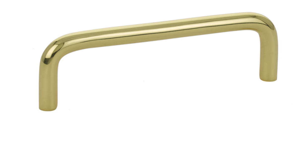 Polished Brass "Wire" Drawer Pulls - Cabinet Handles - Forge Hardware Studio