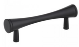 Matte Black "MCM" Mid-Century Pulls and Knob - Forge Hardware Studio
