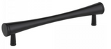 Matte Black "MCM" Mid-Century Pulls and Knob - Forge Hardware Studio