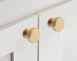 Hope Champagne Bronze Round Cabinet Knob - Forge Hardware Studio