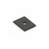 Matte Black "Maison" Drawer Pull Backplates - Forge Hardware Studio
