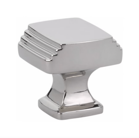 Polished Nickel "Deco" Cabinet Knobs and Drawer Pulls - Forge Hardware Studio