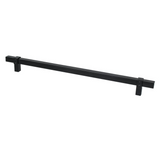 Matte Black "Rio" T-Bar Cabinet Knob and Drawer Pulls - Forge Hardware Studio