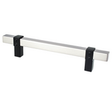 Matte Black and Brushed Nickel "Rio" Dual-Finish Cabinet Knob and Drawer Pulls - Forge Hardware Studio