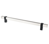 Matte Black and Brushed Nickel "Rio" Dual-Finish Cabinet Knob and Drawer Pulls - Forge Hardware Studio