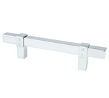 Polished Chrome "Rio" T-Bar Cabinet Knob and Drawer Pulls - Forge Hardware Studio