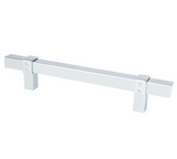 Polished Chrome "Rio" T-Bar Cabinet Knob and Drawer Pulls - Forge Hardware Studio