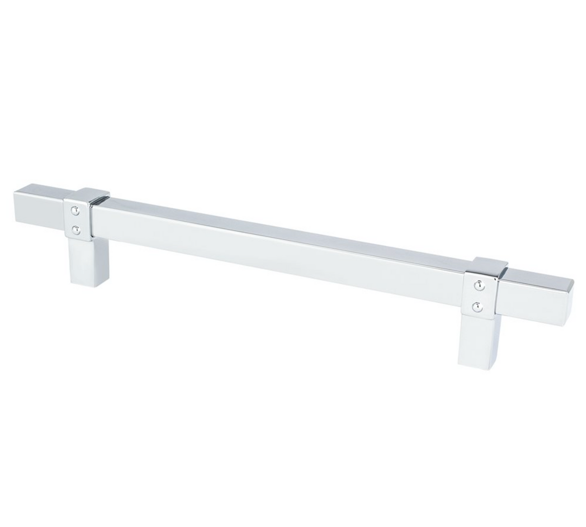 Polished Chrome "Rio" T-Bar Cabinet Knob and Drawer Pulls - Forge Hardware Studio