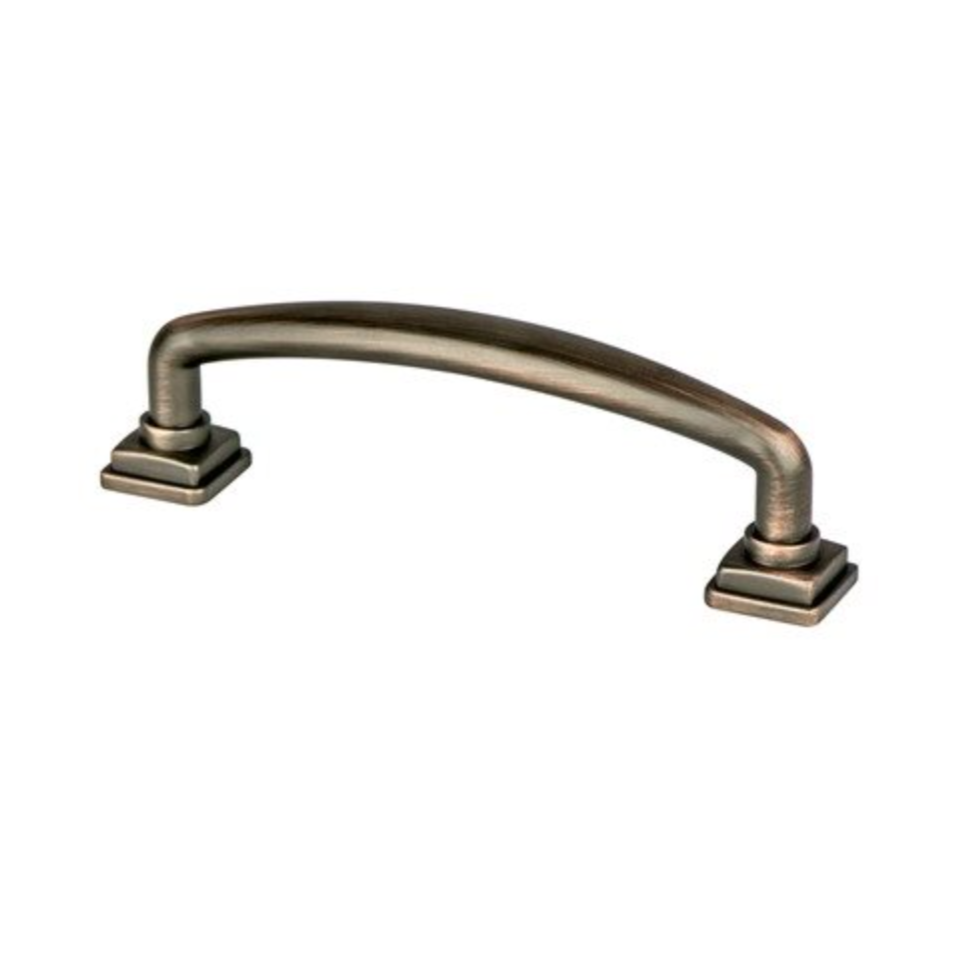 Kelly No.2 Cabinet Knob and Drawer Pulls in Dark Brushed Bronze - Forge Hardware Studio