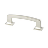 Brushed Nickel "Liana" Cabinet Knobs and Drawer Pulls - Forge Hardware Studio