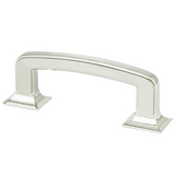 Polished Nickel "Liana"Cabinet Knobs and Drawer Pulls - Forge Hardware Studio