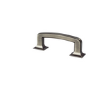 Brushed Dark Gray "Liana" Drawer Pulls and Knobs for Cabinets and Furniture - Forge Hardware Studio
