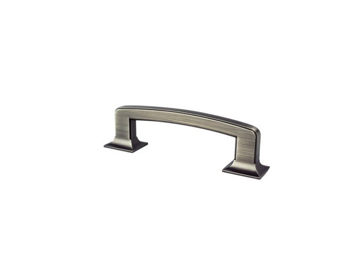 Brushed Dark Gray "Liana" Drawer Pulls and Knobs for Cabinets and Furniture - Forge Hardware Studio
