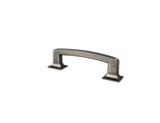Brushed Dark Gray "Liana" Drawer Pulls and Knobs for Cabinets and Furniture - Forge Hardware Studio