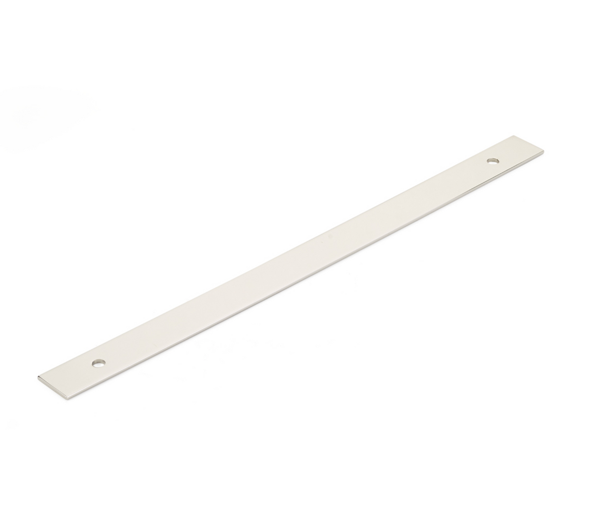 Polished Nickel "Maison No. 2" Smooth Drawer Pulls and Cabinet Knobs with Optional Backplate - Forge Hardware Studio