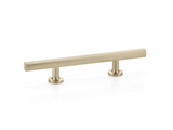 Freestone T-Bar Drawer Pulls in Satin Brass - Brass Cabinet Hardware 