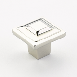 Polished Nickel "Moderna" Drawer Pulls and Cabinet Knobs - Forge Hardware Studio