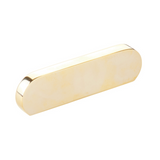 Unlacquered Brass "Bit" Rounded Drawer Pulls and Cabinet Knobs - Forge Hardware Studio