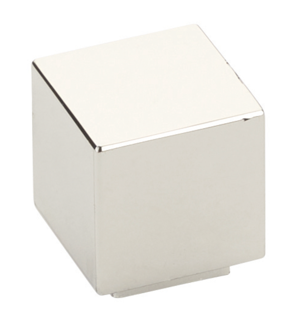 Polished Nickel "Glam" Cabinet Knobs and Drawer Pulls - Forge Hardware Studio