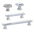 Polished Chrome "Glow" Cabinet Knobs and Drawer Pulls - Forge Hardware Studio