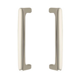 Back to Back "Riverside" Door Pull in Polished Nickel Hardware for Interior Sliding and Barn Doors - Forge Hardware Studio