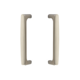 Back to Back "Riverside" Door Pull in Satin Nickel  Hardware for Interior Sliding and Barn Doors - Forge Hardware Studio