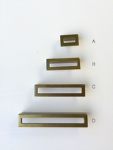 Linea Antique Drawer Pulls - Cabinet Handles - Brass Cabinet Hardware 