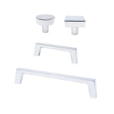 Polished Chrome "Brooks" Drawer Pulls and Cabinet Knobs - Cabinet Hardware - Forge Hardware Studio