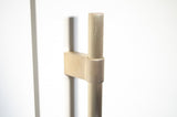 Line Brushed Brass Appliance Pulls - Forge Hardware Studio