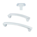 Lucy Cabinet Knob and Drawer Pulls in Polished Chrome - Forge Hardware Studio