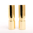 Set of 2 Medium Mid-century Modern Furniture Legs Replacement Legs in Polished Brass - Forge Hardware Studio