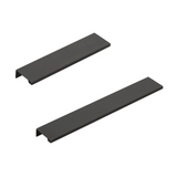 Oil Rubbed Bronze "Dina" Tab Finger Drawer Pulls - Forge Hardware Studio