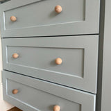 Wood Mid-Century Modern Cabinet Hardware - Kitchen Cabinet Hardware - Forge Hardware Studio