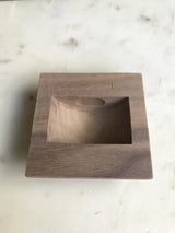 Walnut Recessed Mid-century Modern Wood Drawer Handles - Forge Hardware Studio