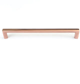 Polished Copper "Trane" Drawer Pulls and Knob - Forge Hardware Studio