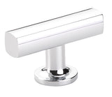 T-Bar "Geo" Cabinet Knobs and Drawer Pulls in Polished Chrome - Forge Hardware Studio