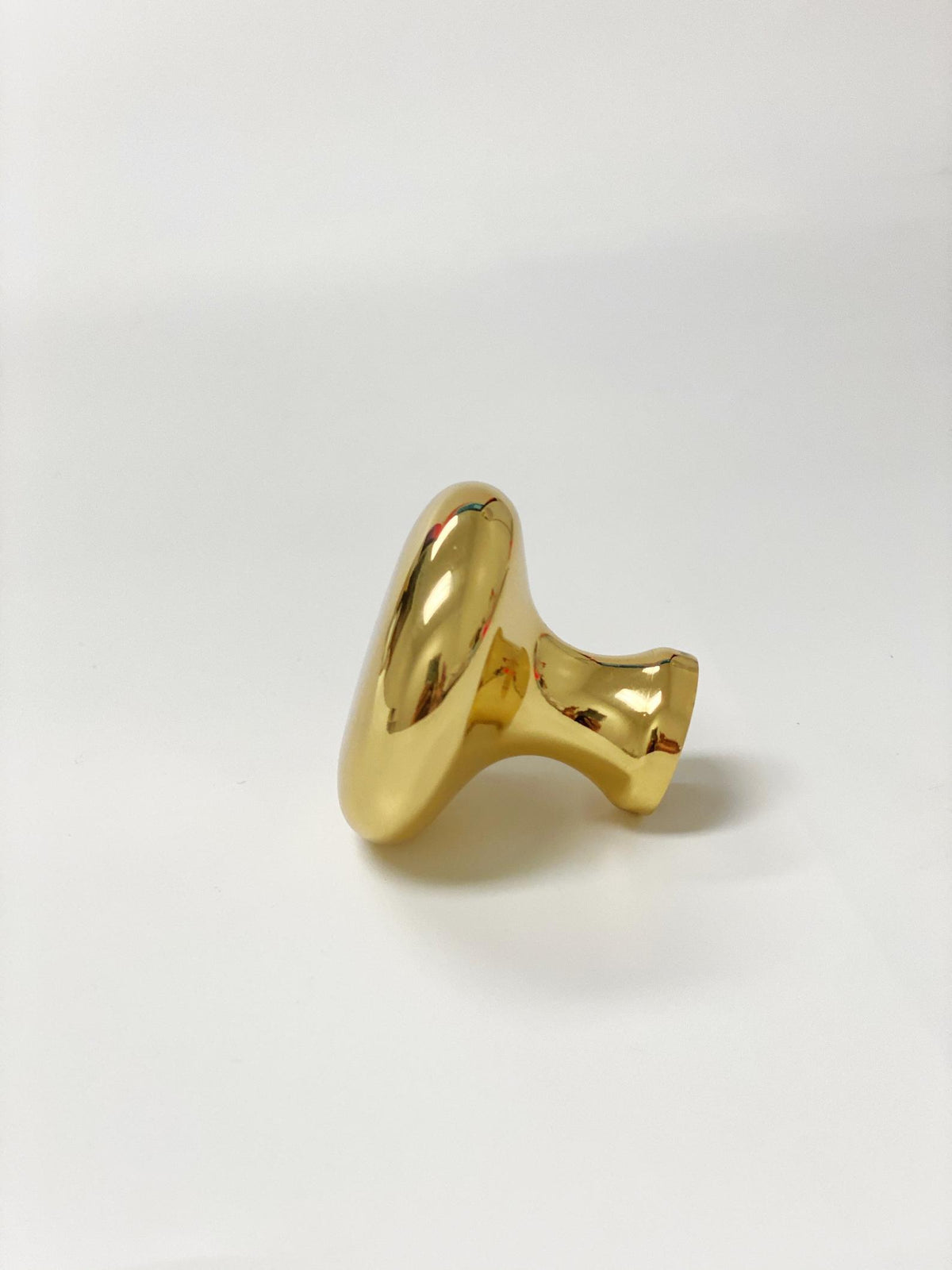 Polished Brass "Heritage" Round Cabinet Knob - Forge Hardware Studio