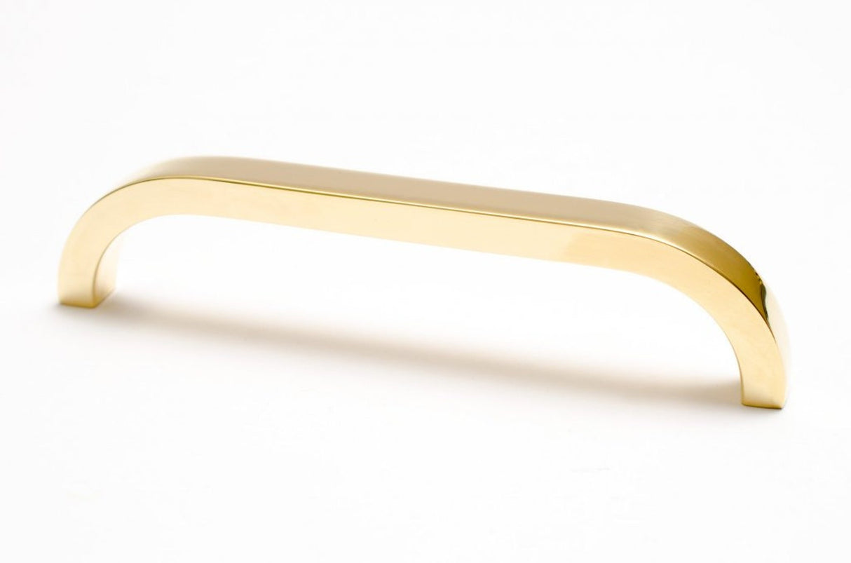 Polished Unlacquered Brass Cabinet Drawer Pulls and Closet Handles - Forge Hardware Studio