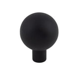 Matte Black "Montclair" Cabinet Knobs and Cup Pulls - Forge Hardware Studio