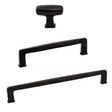 Kelly No.1 Matte Black Cabinet Knobs and Drawer Pulls - Forge Hardware Studio
