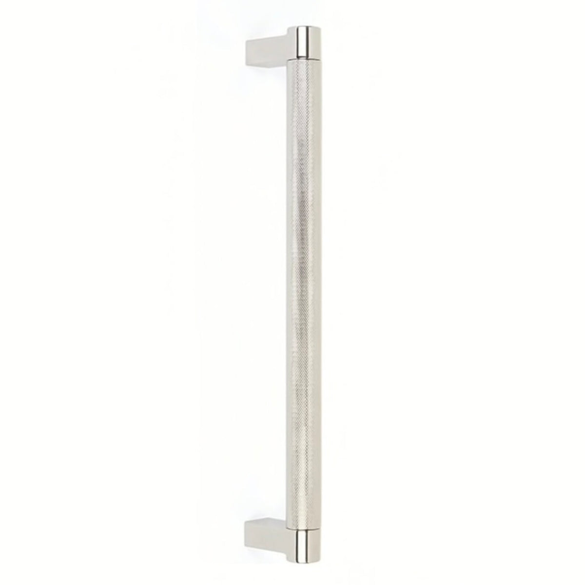 Knurled "U-Shaped" Polished Nickel Cabinet Knobs and Drawer Pulls - Forge Hardware Studio