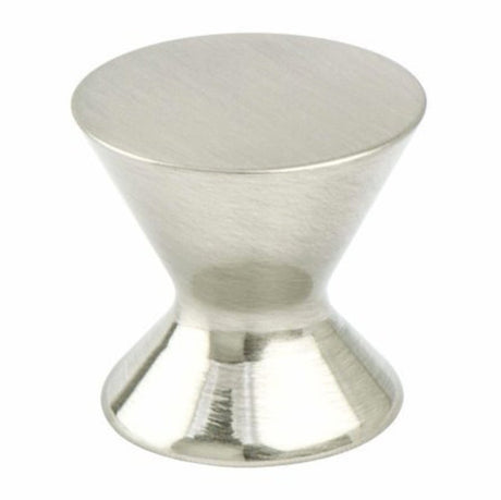 Satin Nickel "Core" Drawer Pulls and Knob - Brass Cabinet Hardware 