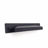 Knurled Cup Bin Pull "Kava" Matte Black Textured Kitchen Drawer Pull - Brass Cabinet Hardware 