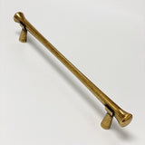 Hourglass "Tuscany" Drawer Pulls and Knobs in Antique Brass - Forge Hardware Studio