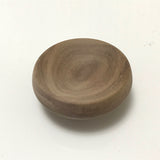 Wood Drawer Knob - Mid-century Modern Cabinet Pulls - Kitchen Cabinet Hardware - Brass Cabinet Hardware 