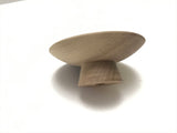 Wood Drawer Knobs - Mid-century Modern Cabinet Pulls - Kitchen Cabinet Hardware - Brass Cabinet Hardware 