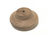 Wood Drawer Knob - Mid-century Modern Cabinet Pulls - Kitchen Cabinet Hardware - Brass Cabinet Hardware 